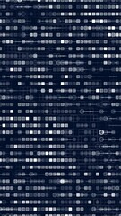 Wall Mural - white illumination vertical 4k background with flashing and moving dots and light trails from top to