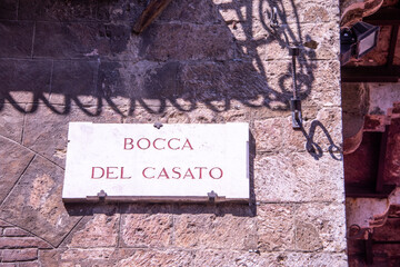 Poster - The medieval city of Siena in Tuscany, Italy