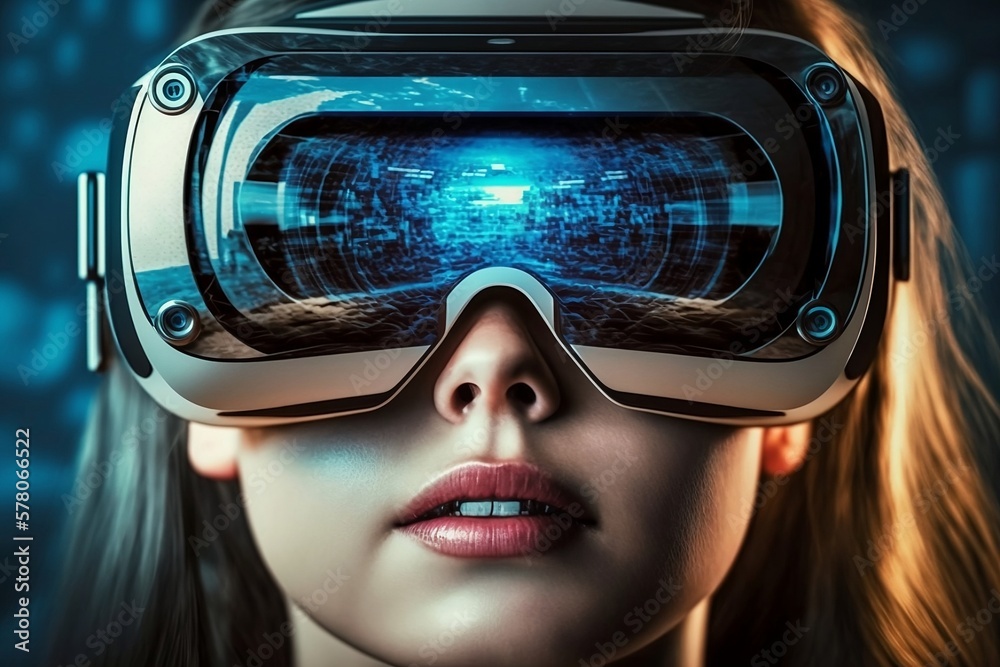 Experience the future with VR and AR technology, as people immerse ...