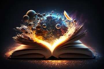 a universe of knowledge inside a book. generative ai