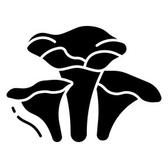 Sticker - chanterelle icon