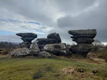 Brimham Rocks Sight Near Ripon, National Trust, England, UK