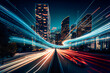 © EwaStudio - Smart metropolis with lightning-fast information highways . Generative AI
