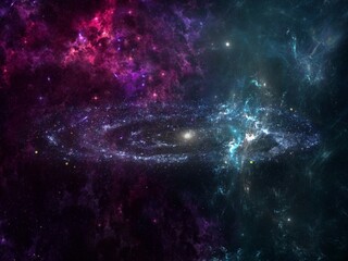 Wall Mural - planets galaxy science fiction wallpaper beauty deep space cosmos physical cosmology stock photos. c