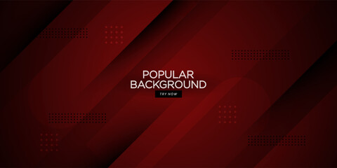 Wall Mural - dark red gradient illustration background with 3d look and simple pattern. cool design and luxury.ep