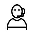 © mochammad - telemarketing icon or logo isolated sign symbol vector illustration - high-quality black style vector icons