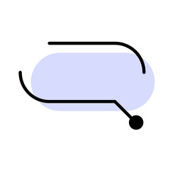 Poster - cute bubble text illustration