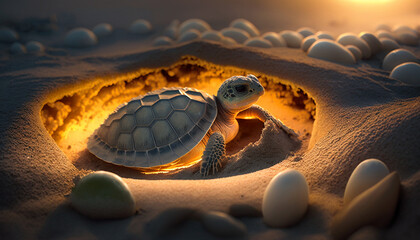 Wall Mural - turtle