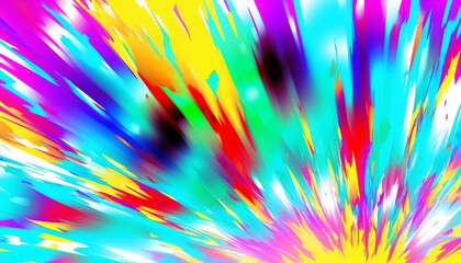Wall Mural - Colorful shock wave backgrounds, 