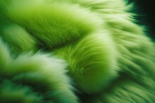 Closeup Photography, Macro Photography Of Light Green Fake Fur