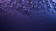 © RocknRoller Studios - Purple and Blue Background with Condensation Droplets on Surface. Contemporary Banner.