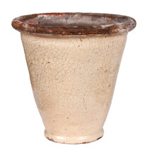 Old Clay Pot For Planting, Transparent Background