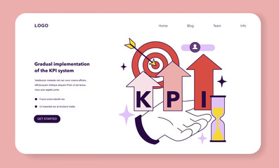 Poster - Gradual implementation of the KPI system. Key performance indicators