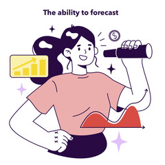 Poster - The ability to forecast. Advantage of key performance indicators