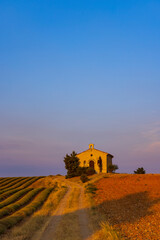 Poster - Chapel in Plateau de Valensole, Provence, France