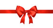 © Laura Pashkevich - Red beautiful satin ribbon with a bow isolated on a transparent background. AI generated.