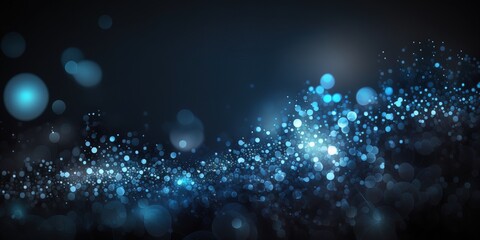 abstract futuristic blue background, generative ai