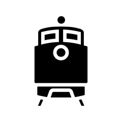 Poster - Train vector icon. railway illustration sign. Tram symbol. Public transport logo. 