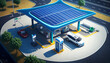 solar power station with the EV car, the future trend