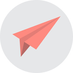 Wall Mural - Paper plane icon 