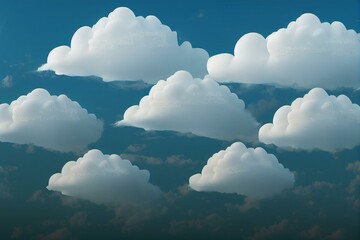 cloud computing creative illustration. 3d, 4k quality, high resolution. generative ai