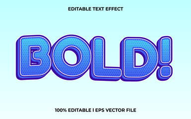 Poster - Bold 3d text effect and editable text, template 3d style use for trendy tittle