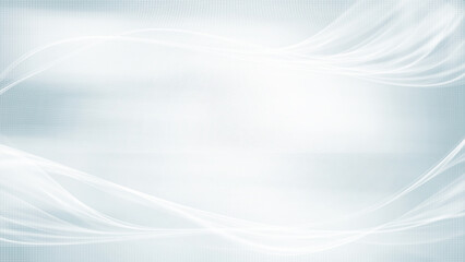 Poster - white line graphic motion blurred backdrop template wallpaper. Clean Grey geometric abstract background.	
