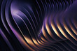 © ADDICTIVE STOCK - Wavy Purple Metallic 3D Background. Generative AI