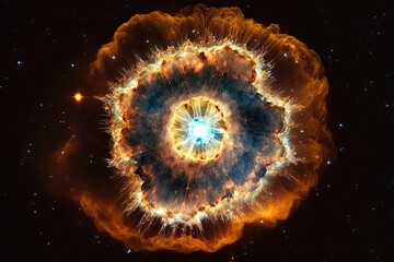 illustration of a supernova - created with generative ai