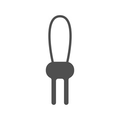 Poster - LED vector. Simple blank LED vector icon.