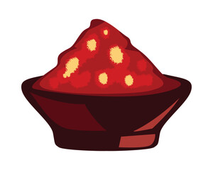 Sticker - flat chili powder