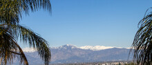 San Gabriel Mountain Range With Snow, March 2023
