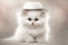 A White Kitten With A Hat, Generative Ai