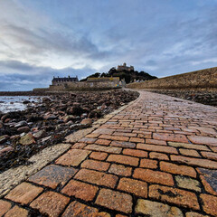 Poster - St Michael's Mount in Cornwall the Cornish, February 2023.