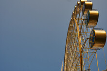Ferris Wheel On Holobooms Background, Clear Sky