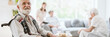 © Photographee.eu - Senior people during afternoon in the nursing home living room
