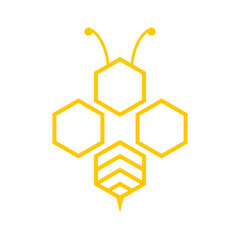 Wall Mural - Bee logo