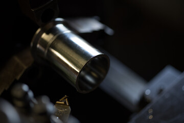 Lathe processing of a ferrule tube
