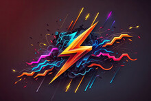 A Flash In A Colorful Cloud, Logo