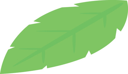Sticker - Basil leaf icon isometric vector. Fresh herb. Aromatic food