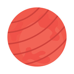 Sticker - red planet space outer