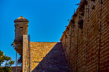 Wall Mural - Fortress in Acre. construction was completed in 1785, during reign of al-Jazzar. fortress served as residence of rulers of Akko, it also housed warehouse of weapons and prison.Unesco heritage.