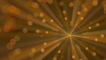Fototapete - Digital fractal art computer generated 3D rendered graphics, abstract shapes and forms, beautiful fractal pattern for creativity, imagination, meditation, for poster, banner or background