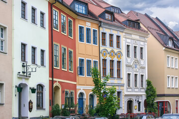 Fototapete - Street in Bautzen, Germany