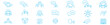 © yukipon00 - Speaking, communication, speech bubble, talking, consultation, conversation and discussion icon set.