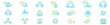 © yukipon00 - Speaking, communication, speech bubble, talking, consultation, conversation and discussion icon set.