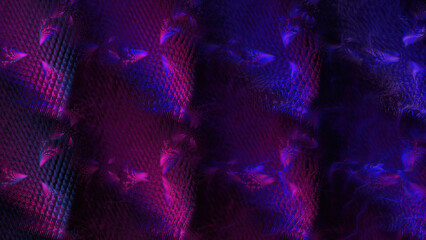 Fototapete - Abstract fractal background 3D illustration ornament, beautiful digital wallpaper, fractal picture for postcard template, poster, banner, backdrop, image decoration