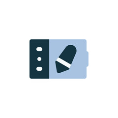 Fototapete - pen tablet vector icon. computer component icon flat style. perfect use for logo, presentation, website, and more. simple modern icon design flat style