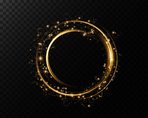 Leinwandbilder - Portal and frame, abstract light lines of movement and speed. light ellipse. Glitter Galaxy. Glowing podium. Space tunnel. Light everyday glowing effect. semicircular wave, light vortex wake. 