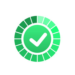 Poster - Check mark icons set. Stylish tick icon set in green and red color on glue. Green tick check mark and symbols icon element, Simple ok yes graphic design. Vector illustration